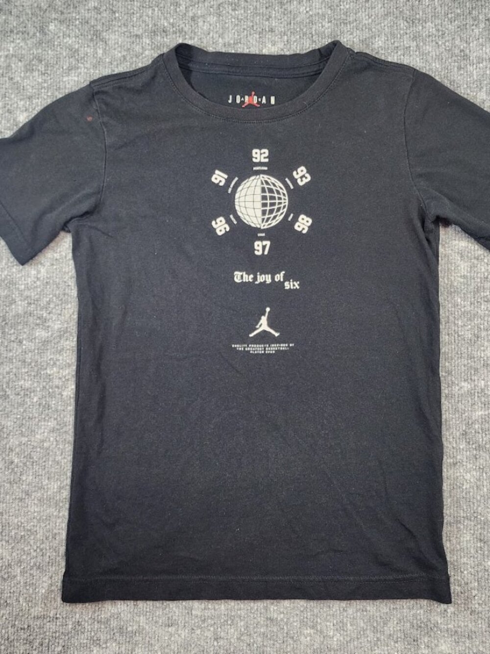 Jordan Youth M 10/12 The Joy of Six Jumpman Graphic Tee